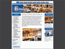 Tablet Screenshot of feroletosteel.com